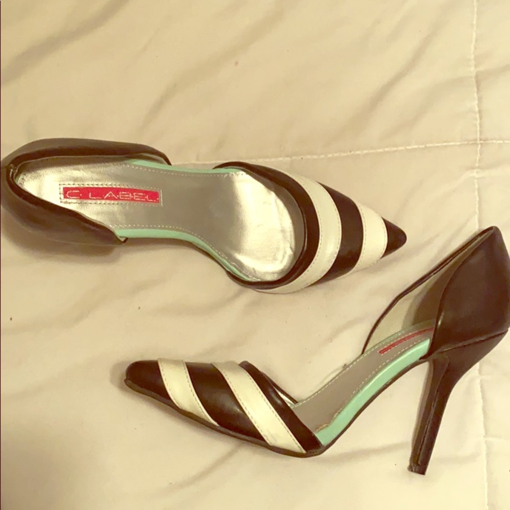 Black and white heels!